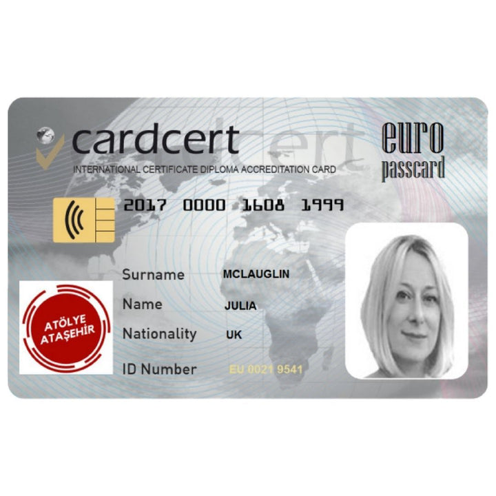 Диплом Europass Cert по цифровой идентификации