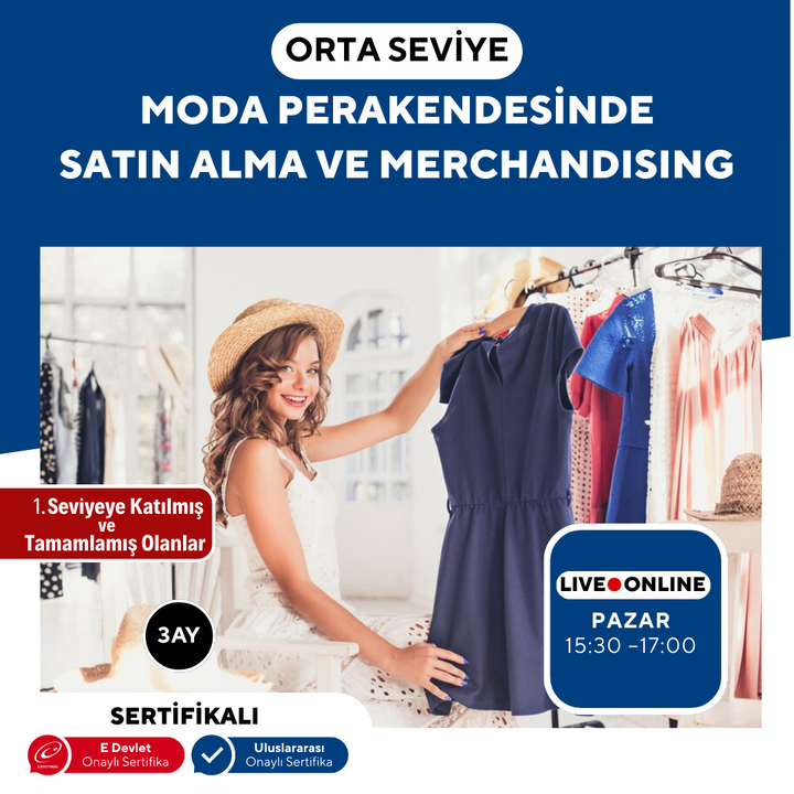 Fashion Retail Purchasing and Merchandising (Online) - Intermediate Level