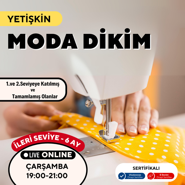 Moda Dikim - (İleri Seviye)- Online