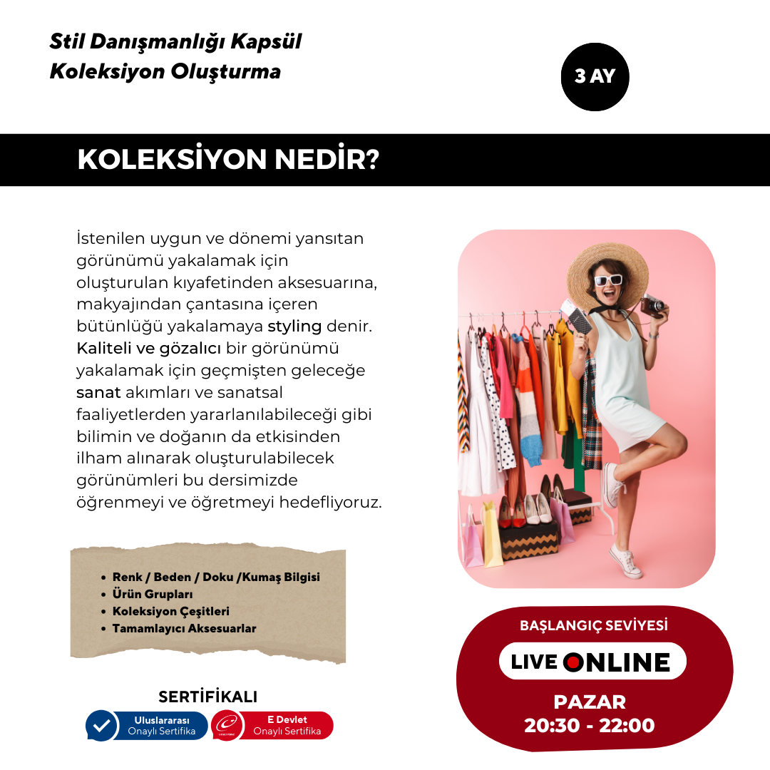 Style Consulting and Collection Creation (Masterclass Program)