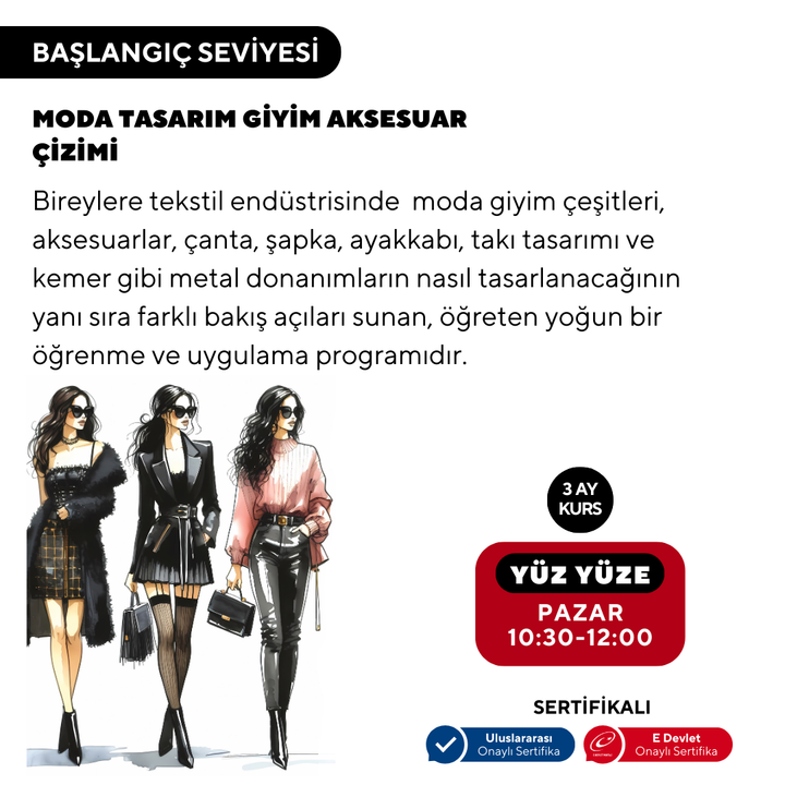 Fashion Design, Clothing, Accessories Illustration (In-person)