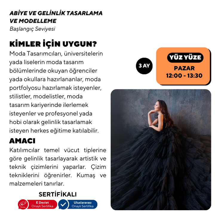 Abendkleid- und Brautkleiddesign und -modellierung (persönlich)