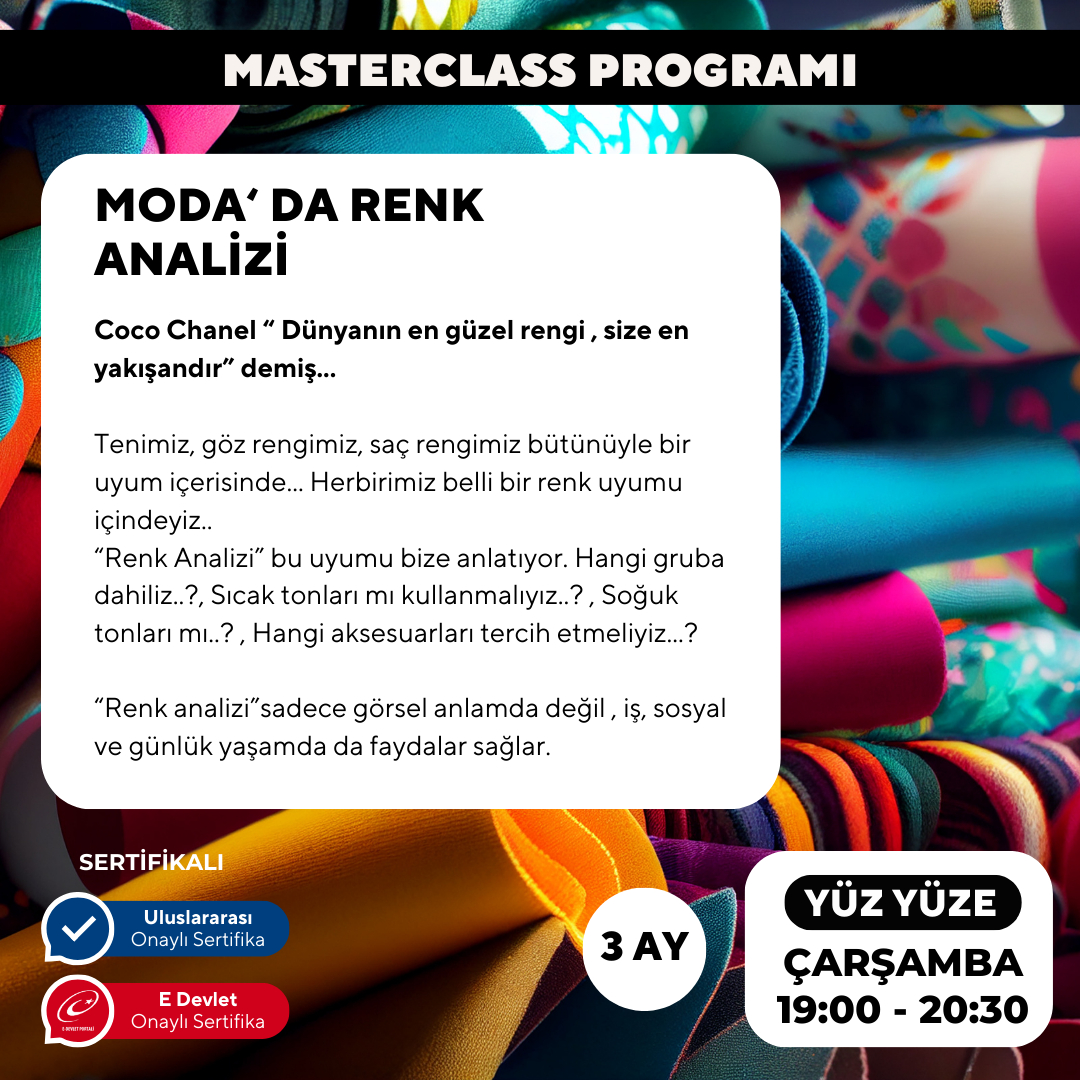 Farbanalyse in der Mode (persönliches Gespräch)