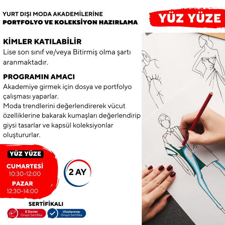 Portfolio and Collection Preparation for Admission to International Fashion Academies