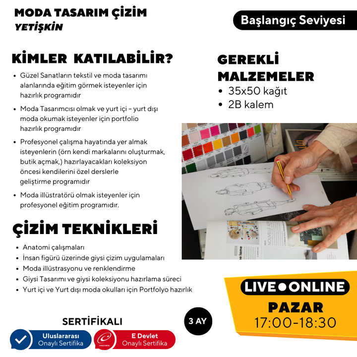 Курсы дизайна одежды и рисования (для взрослых)