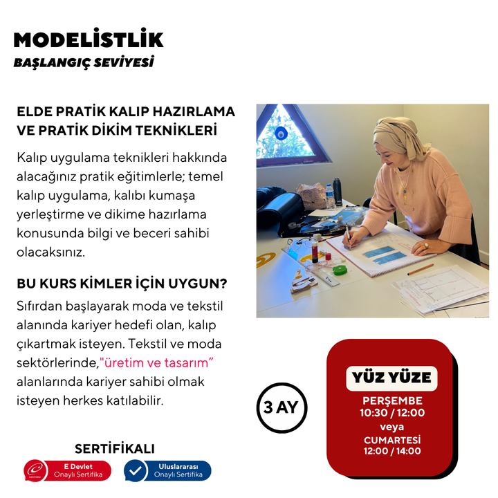 Schnittmustererstellung (Anfängerkurs) – Präsenzunterricht