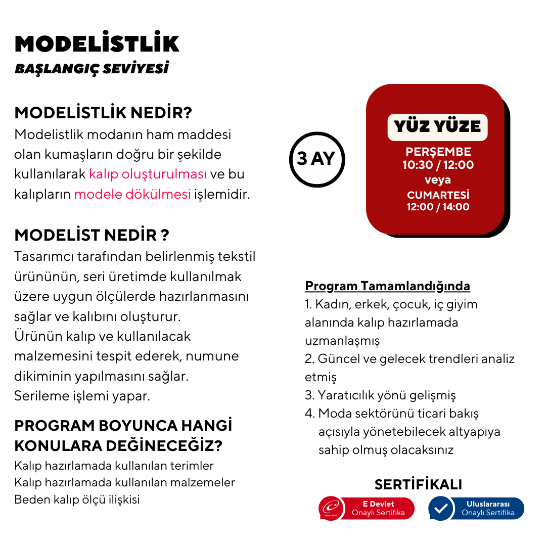 Schnittmustererstellung (Anfängerkurs) – Präsenzunterricht
