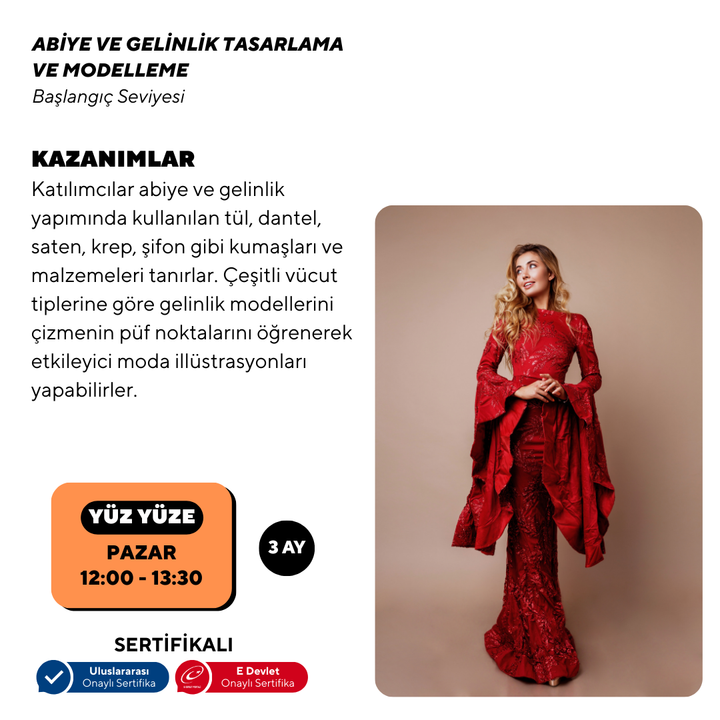 Abendkleid- und Brautkleiddesign und -modellierung (persönlich)