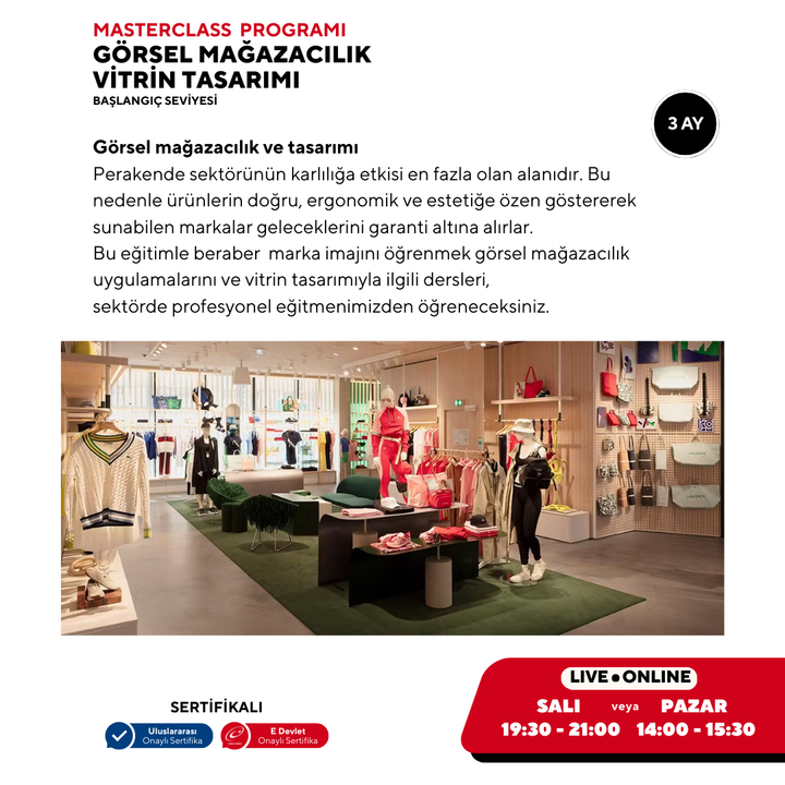 Visual Merchandising and Window Design (Masterclass Training Program)