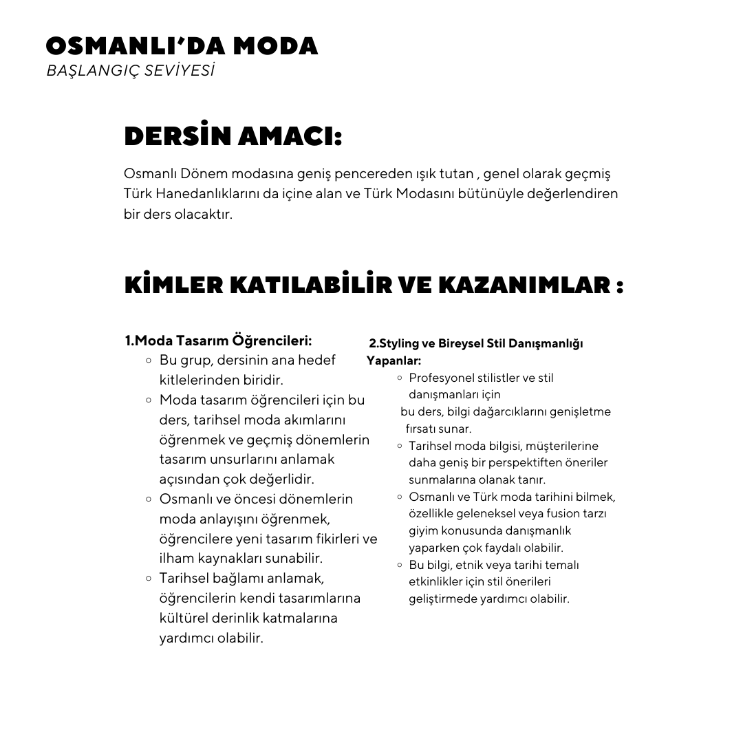 Fashion in the Ottoman Empire - Online