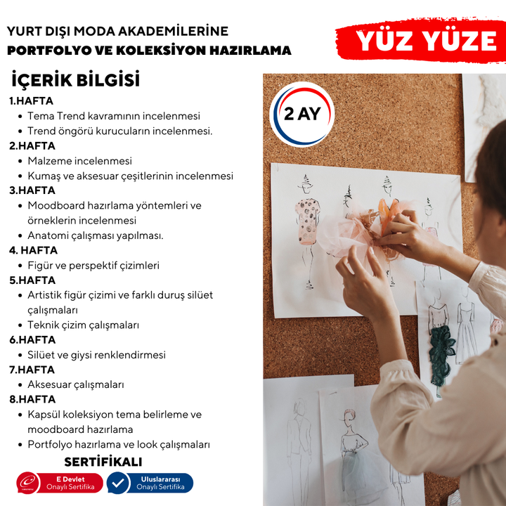 Portfolio and Collection Preparation for Admission to International Fashion Academies