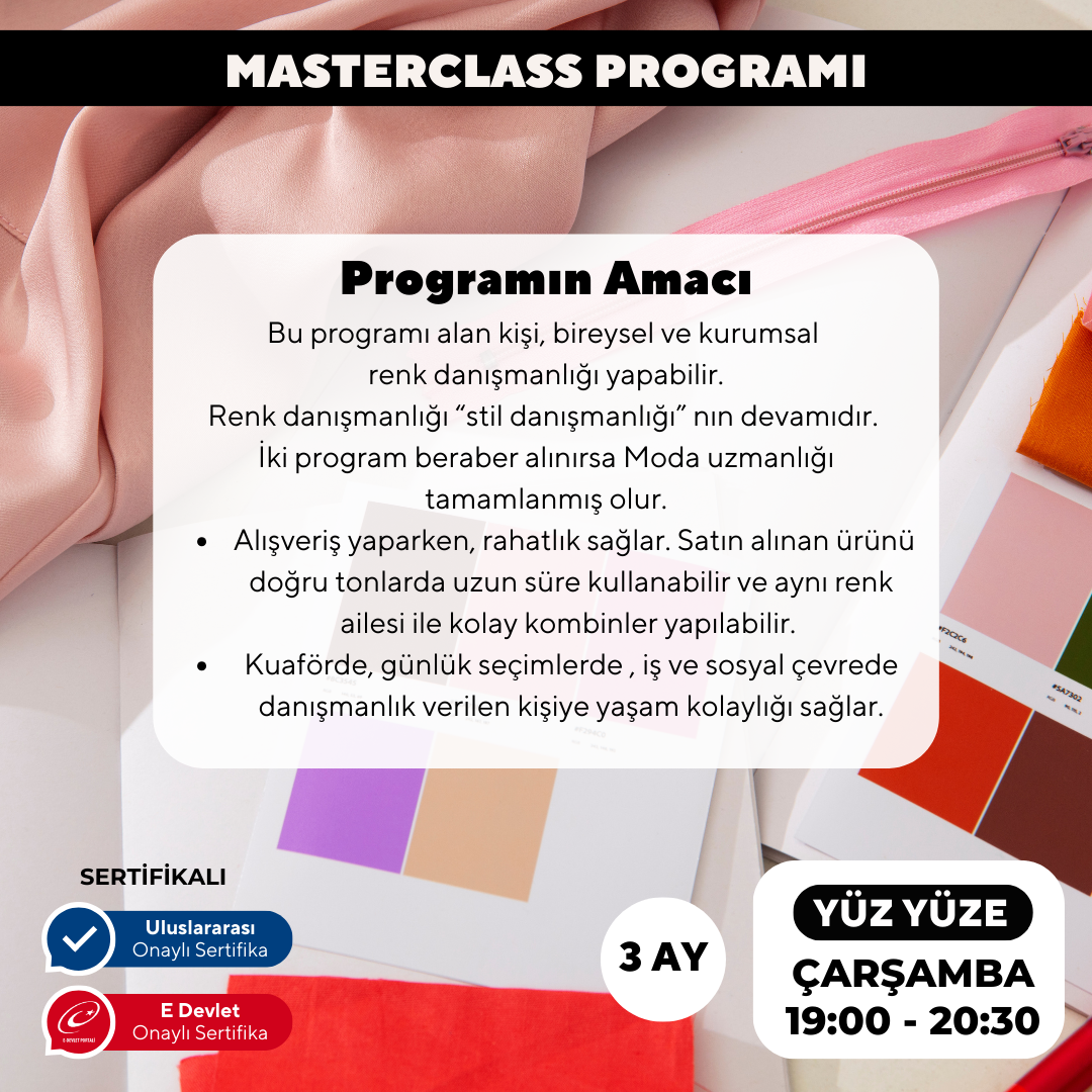 Farbanalyse in der Mode (persönliches Gespräch)