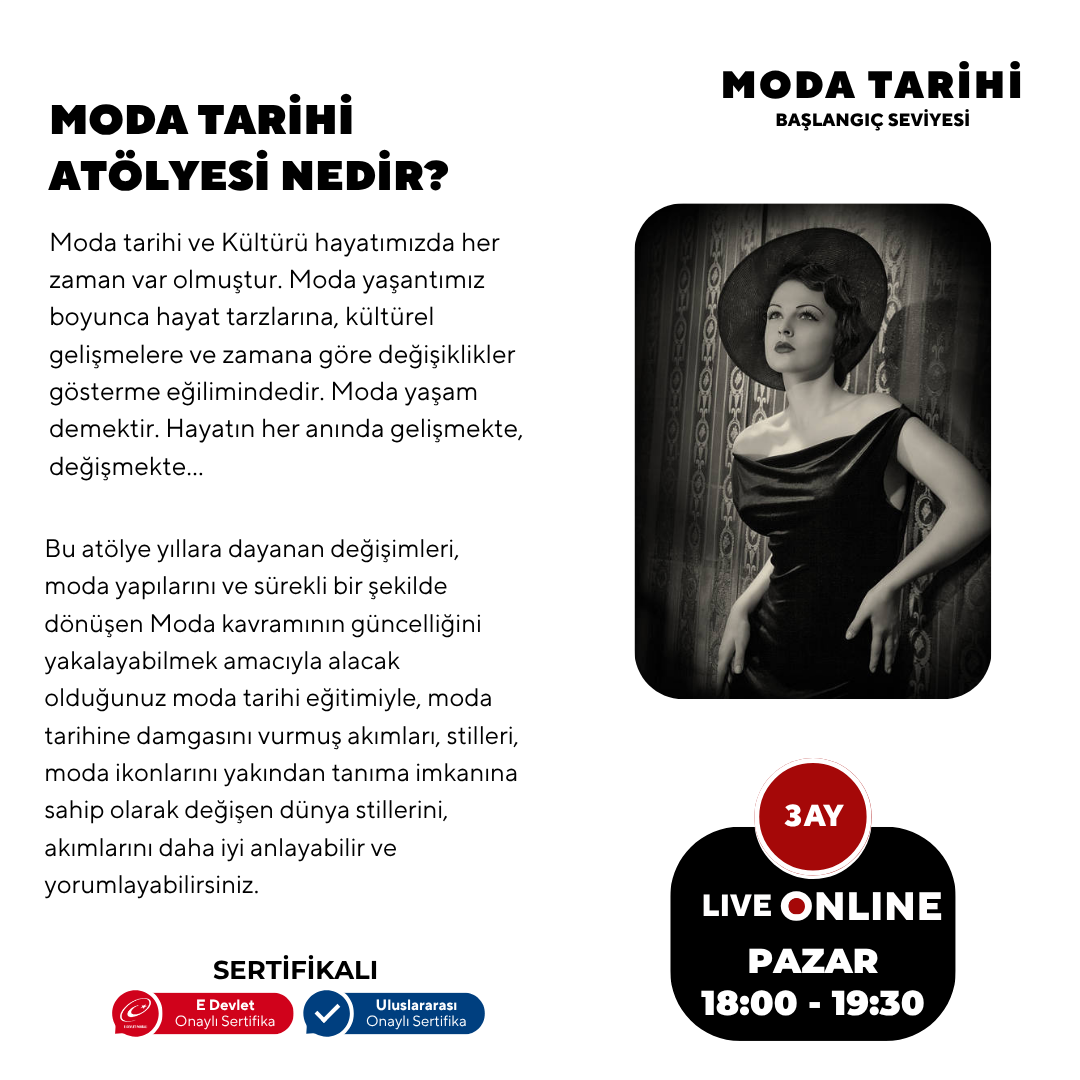 Fashion History + Ages 15 and adults