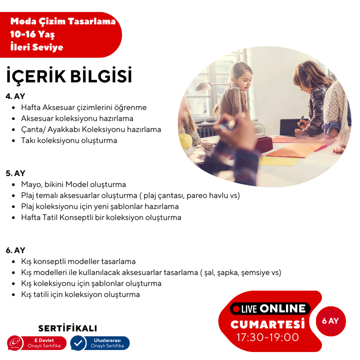 Diseño de Moda e Ilustración (Edades 10-16) - Nivel Avanzado