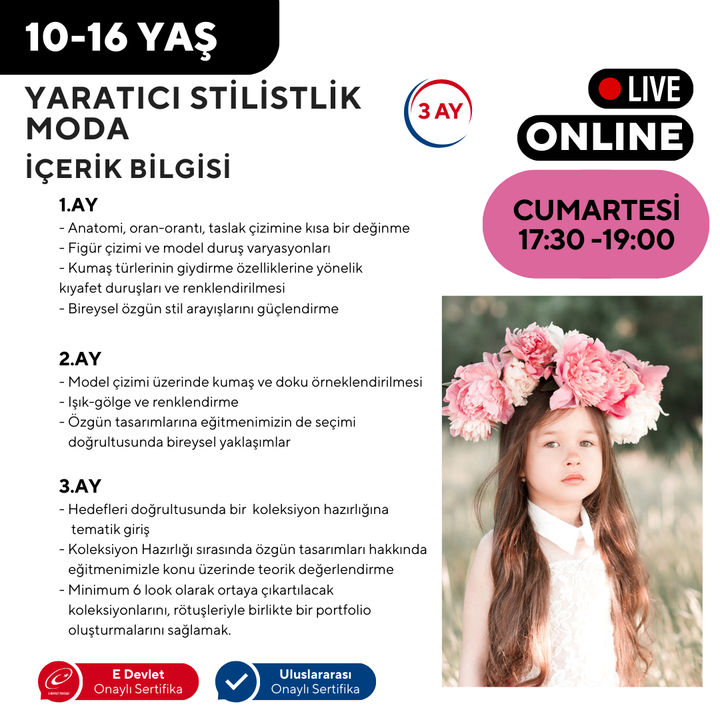 Estilo creativo y moda (de 10 a 16 años)