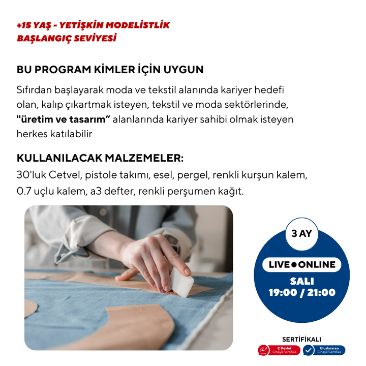 Modelistlik (+15 Yaş ve Yetişkin) - Başlangıç Seviyesi