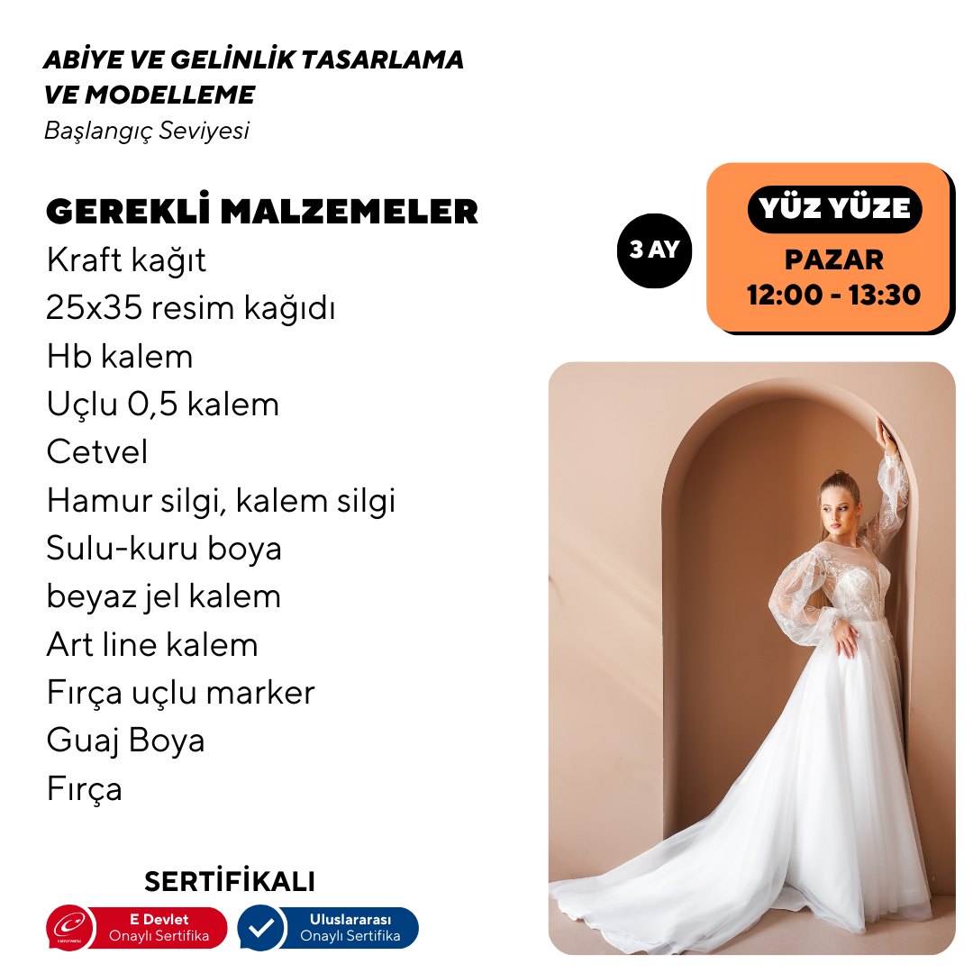 Abendkleid- und Brautkleiddesign und -modellierung (persönlich)