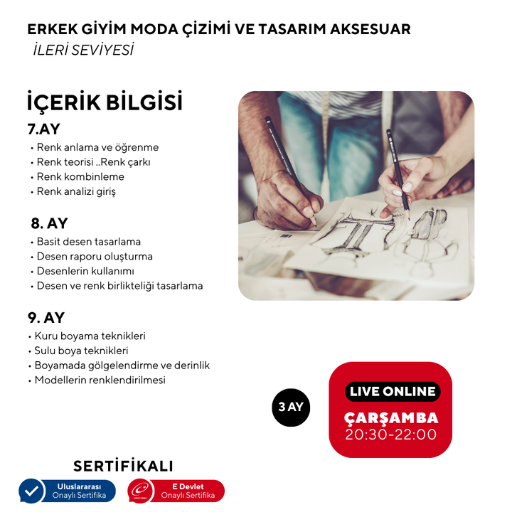 Ilustración y Diseño de Moda de Ropa Masculina Accesorios - Nivel Avanzado 