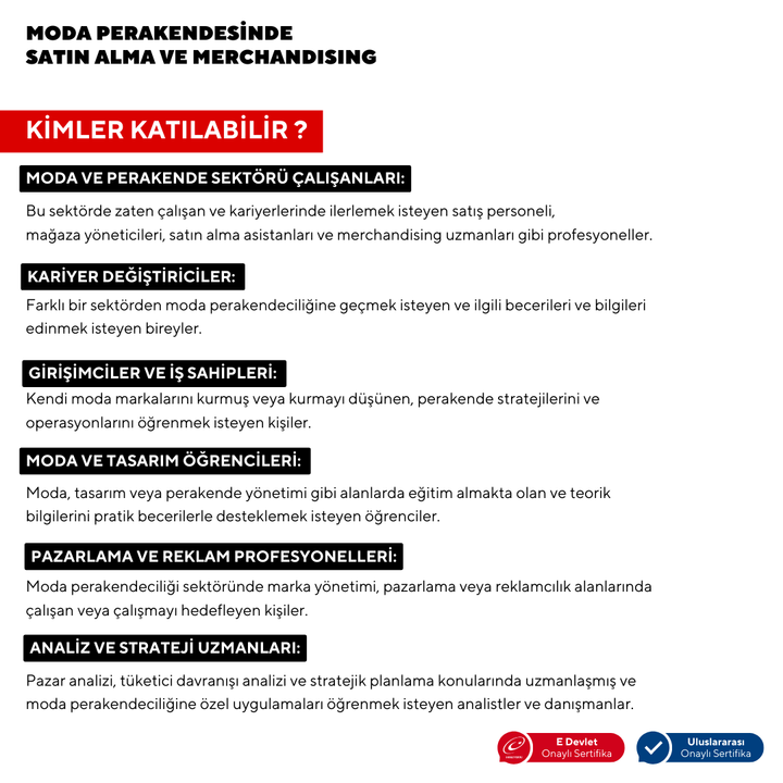 Purchasing and Merchandising in Fashion Retail (In-Person) - Beginner Level