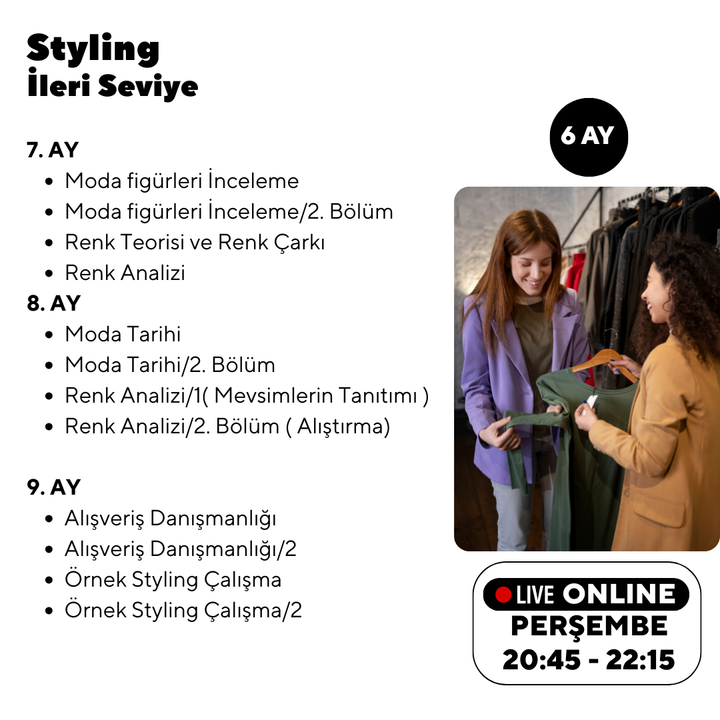 Styling – Fortgeschrittenenniveau
