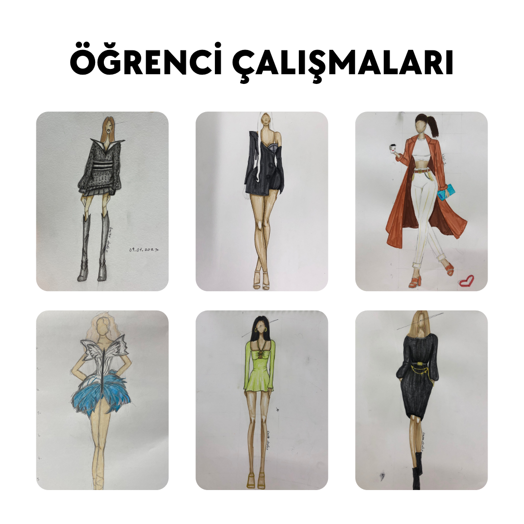 Modedesign-Zeichnen – Mittelstufe (Präsenzunterricht)