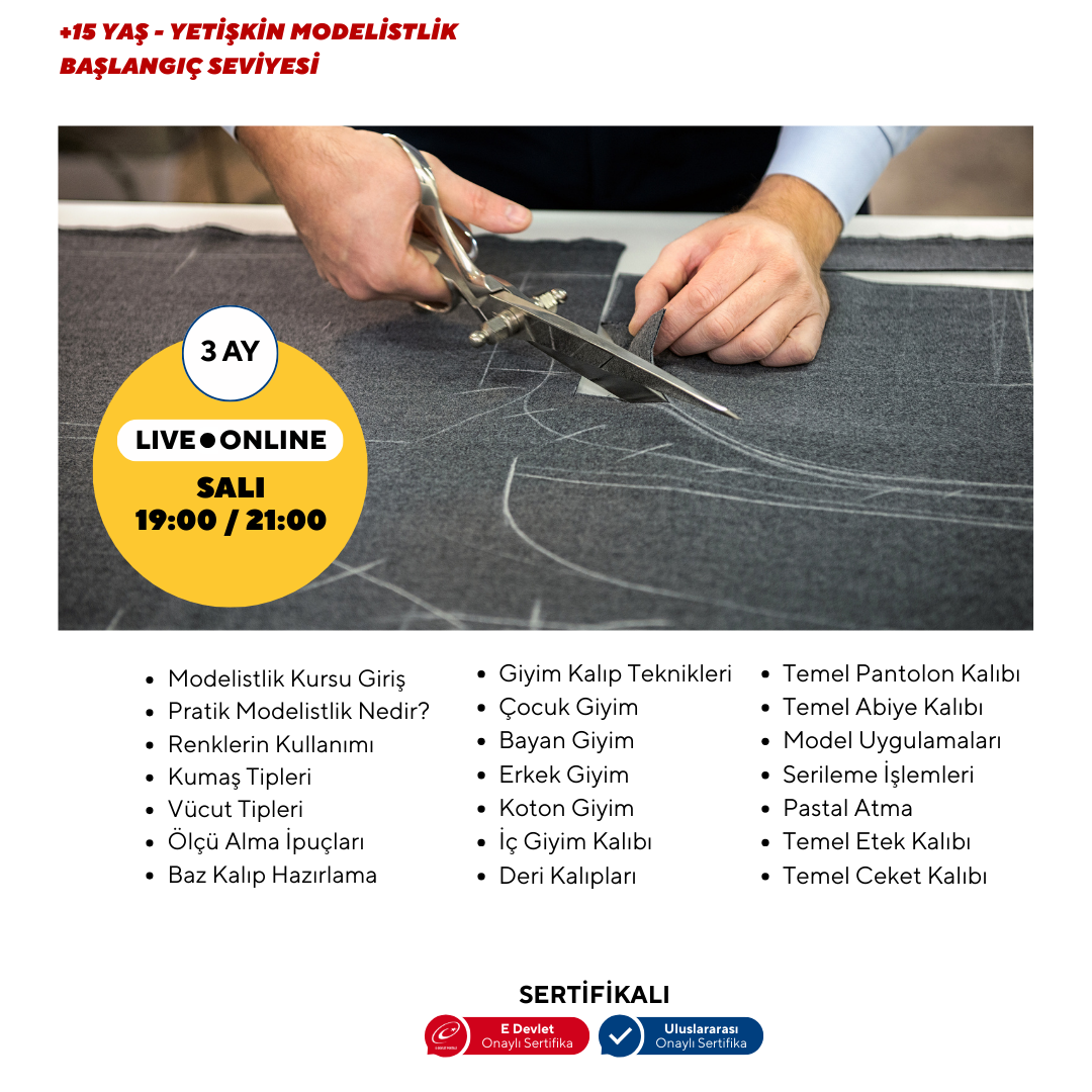Modelistlik (+15 Yaş ve Yetişkin) - Başlangıç Seviyesi