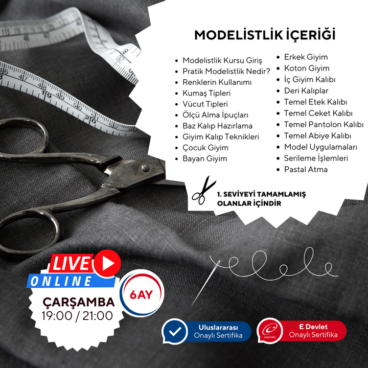 Modelistlik (+15 Yaş ve Yetişkin) (Orta Seviye)