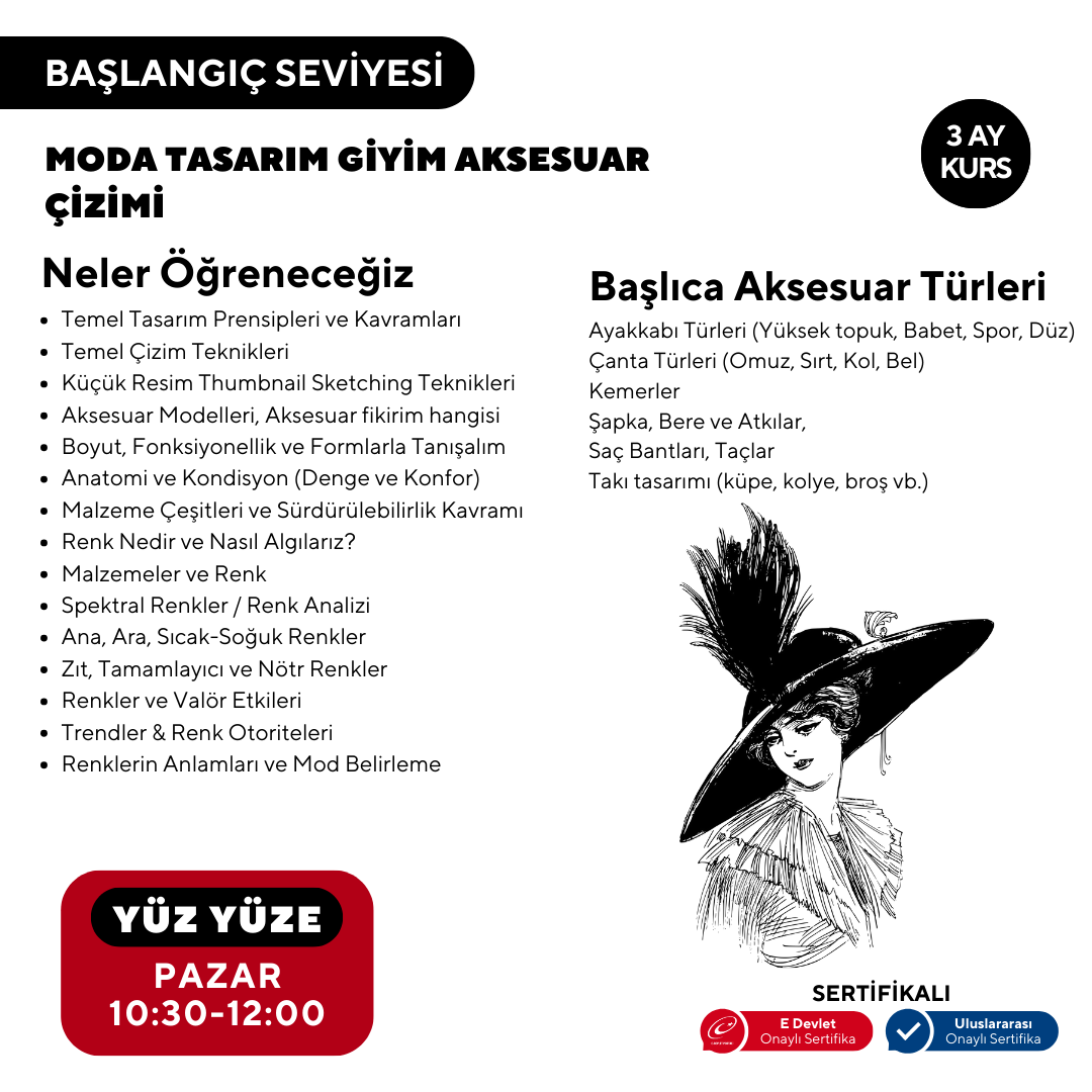 Fashion Design, Clothing, Accessories Illustration (In-person)