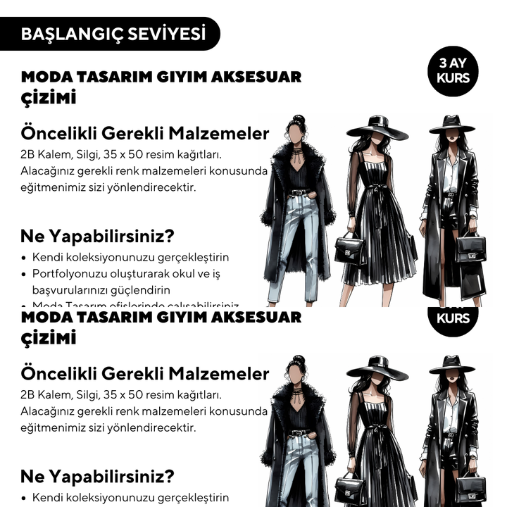 Fashion Design, Clothing, Accessories Illustration (In-person)