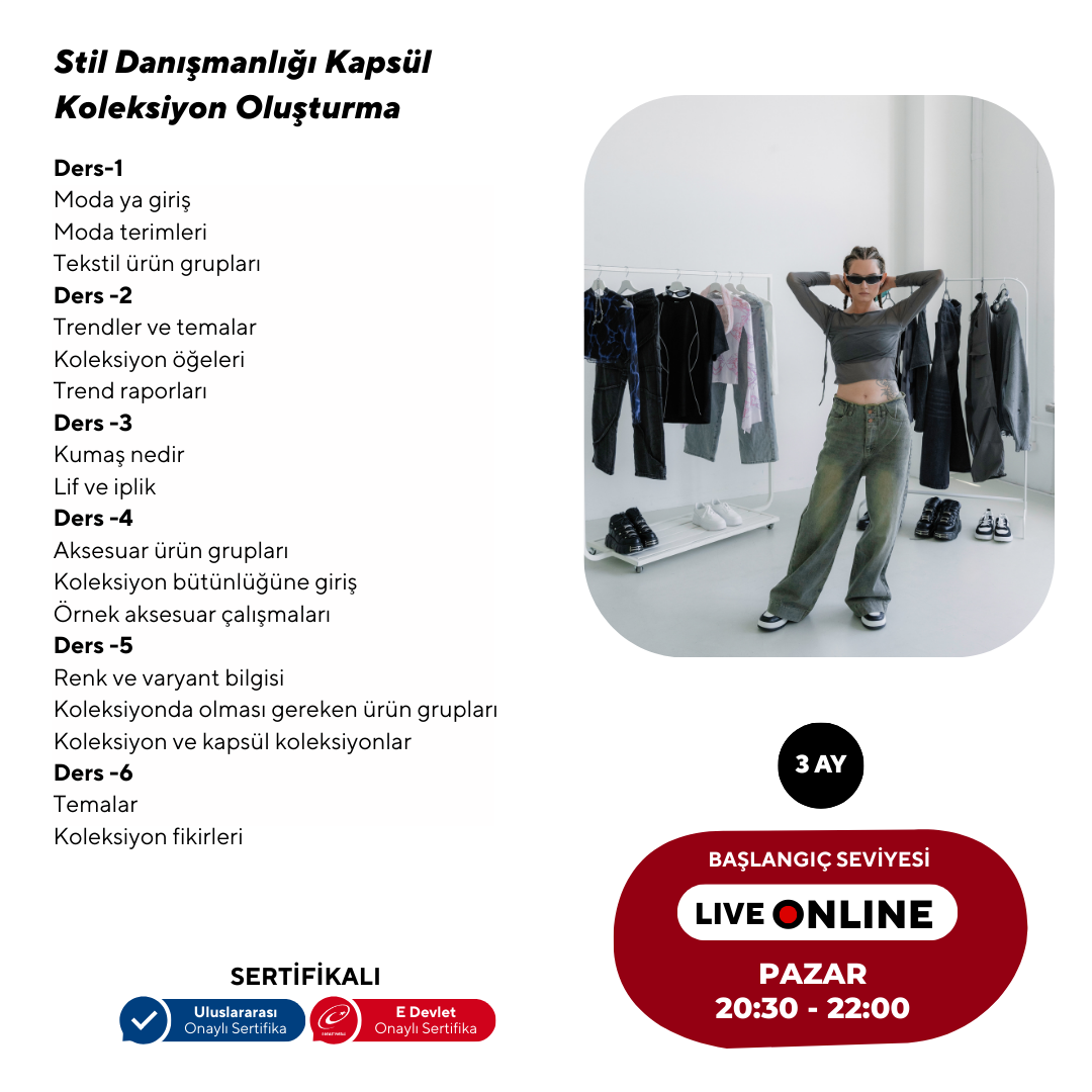 Style Consulting and Collection Creation (Masterclass Program)