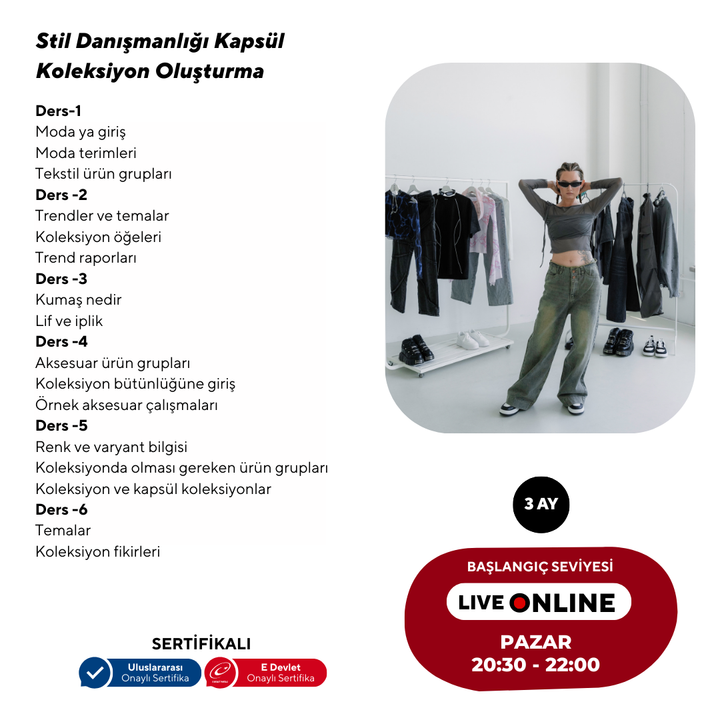 Style Consulting and Collection Creation (Masterclass Program)