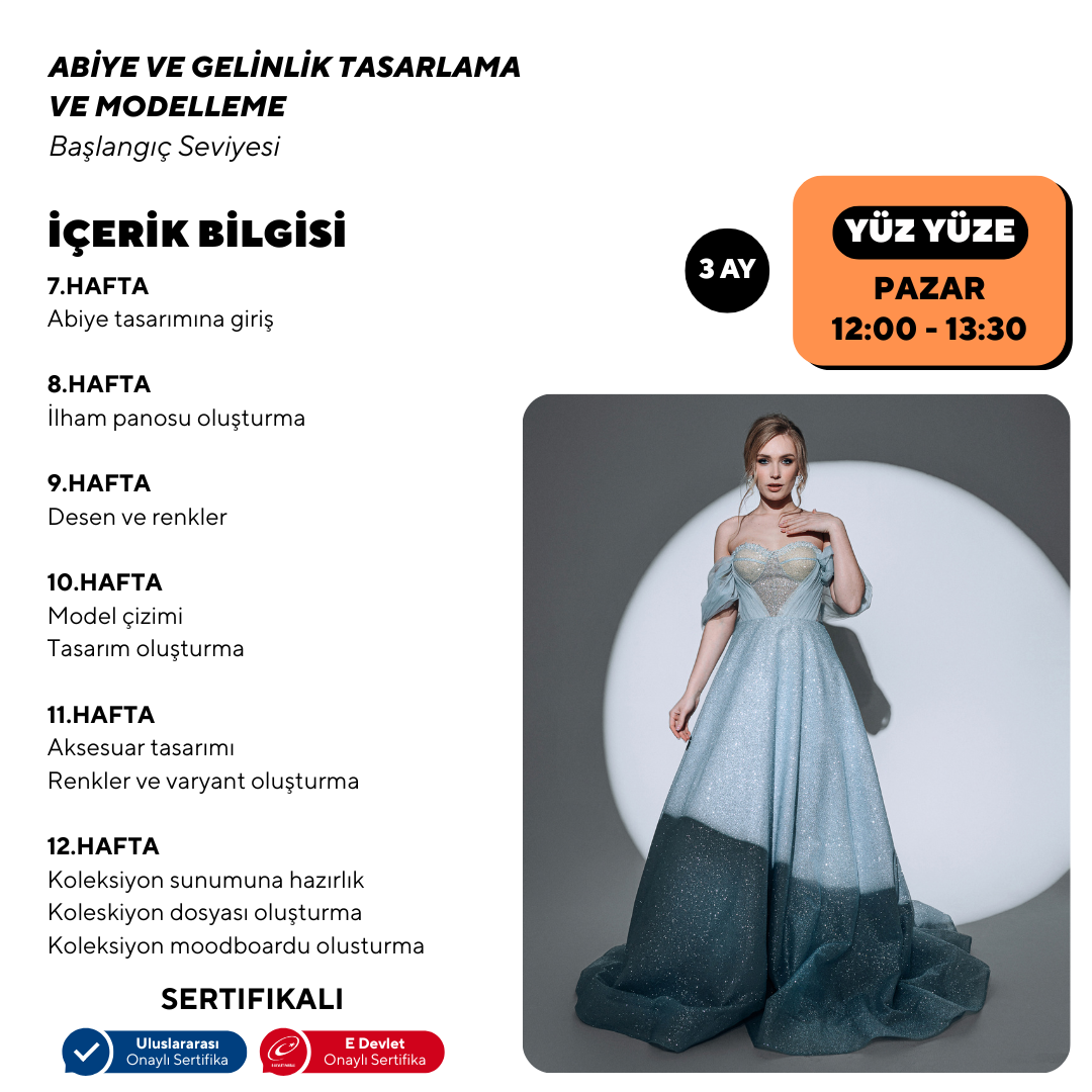 Abendkleid- und Brautkleiddesign und -modellierung (persönlich)