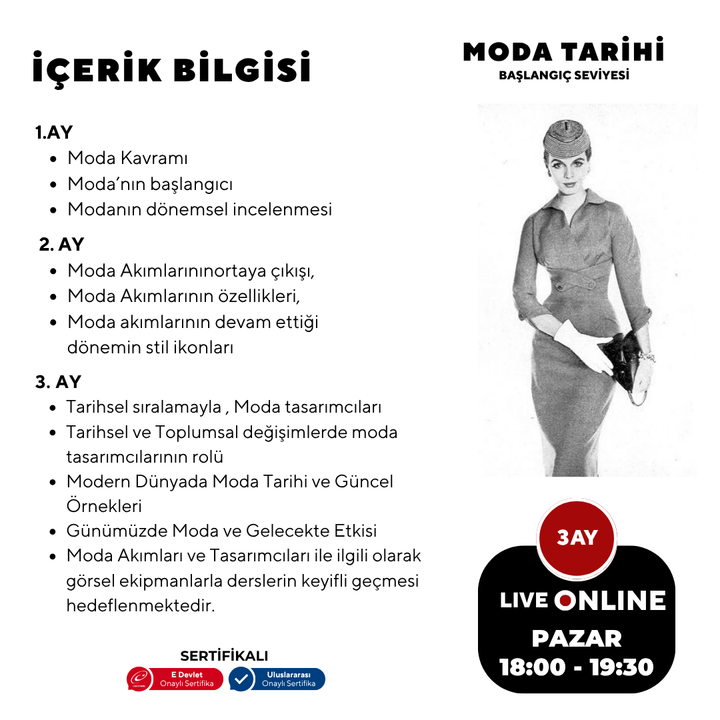 Fashion History + Ages 15 and adults