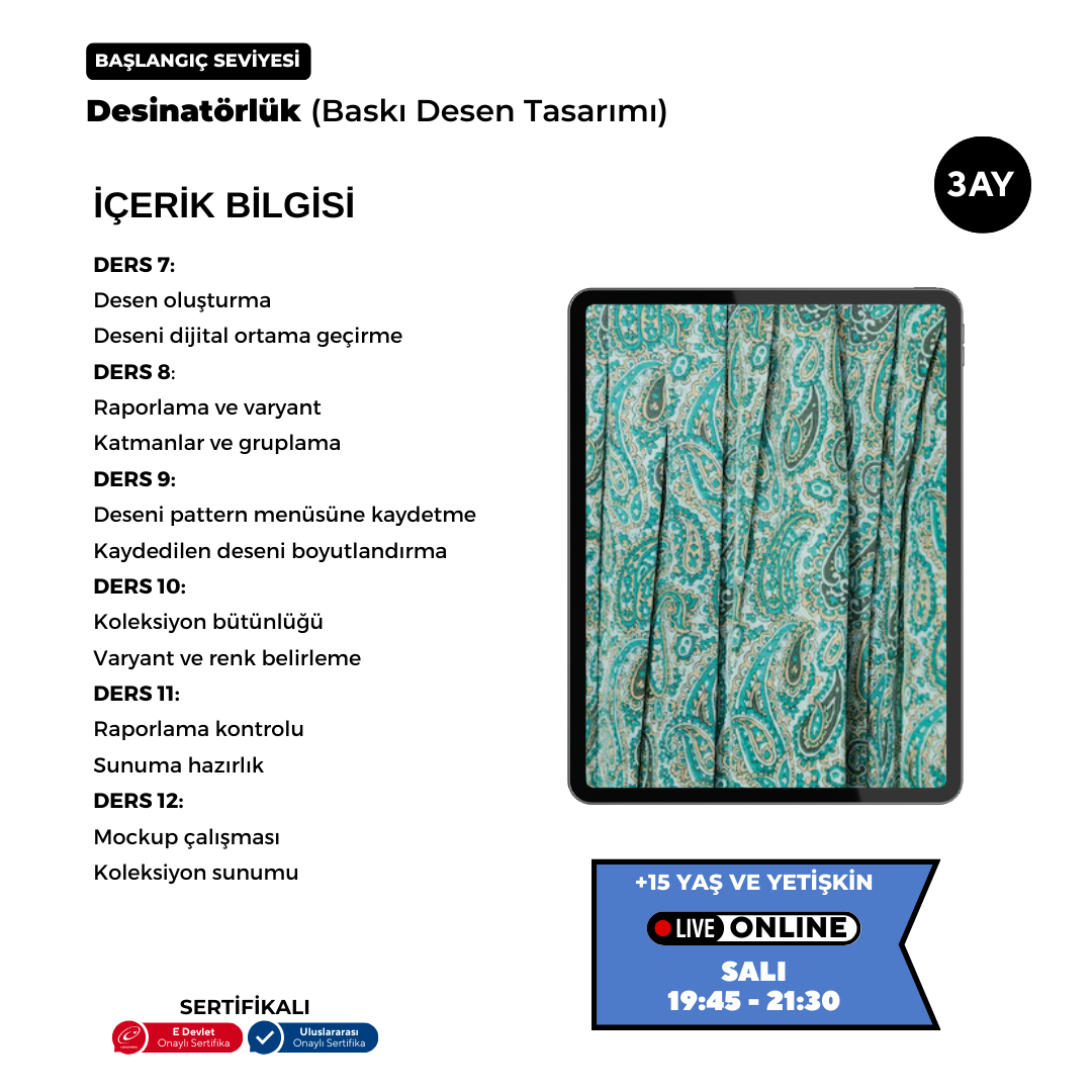 Designing with Adobe Photoshop (Print Pattern Design)