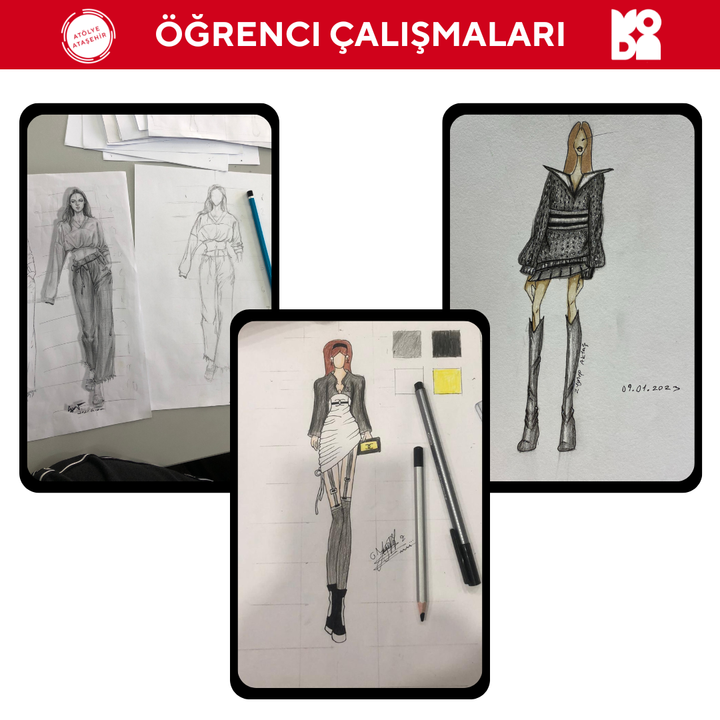 Modedesign-Zeichenkurs für 8- bis 11-Jährige (Präsenzunterricht)