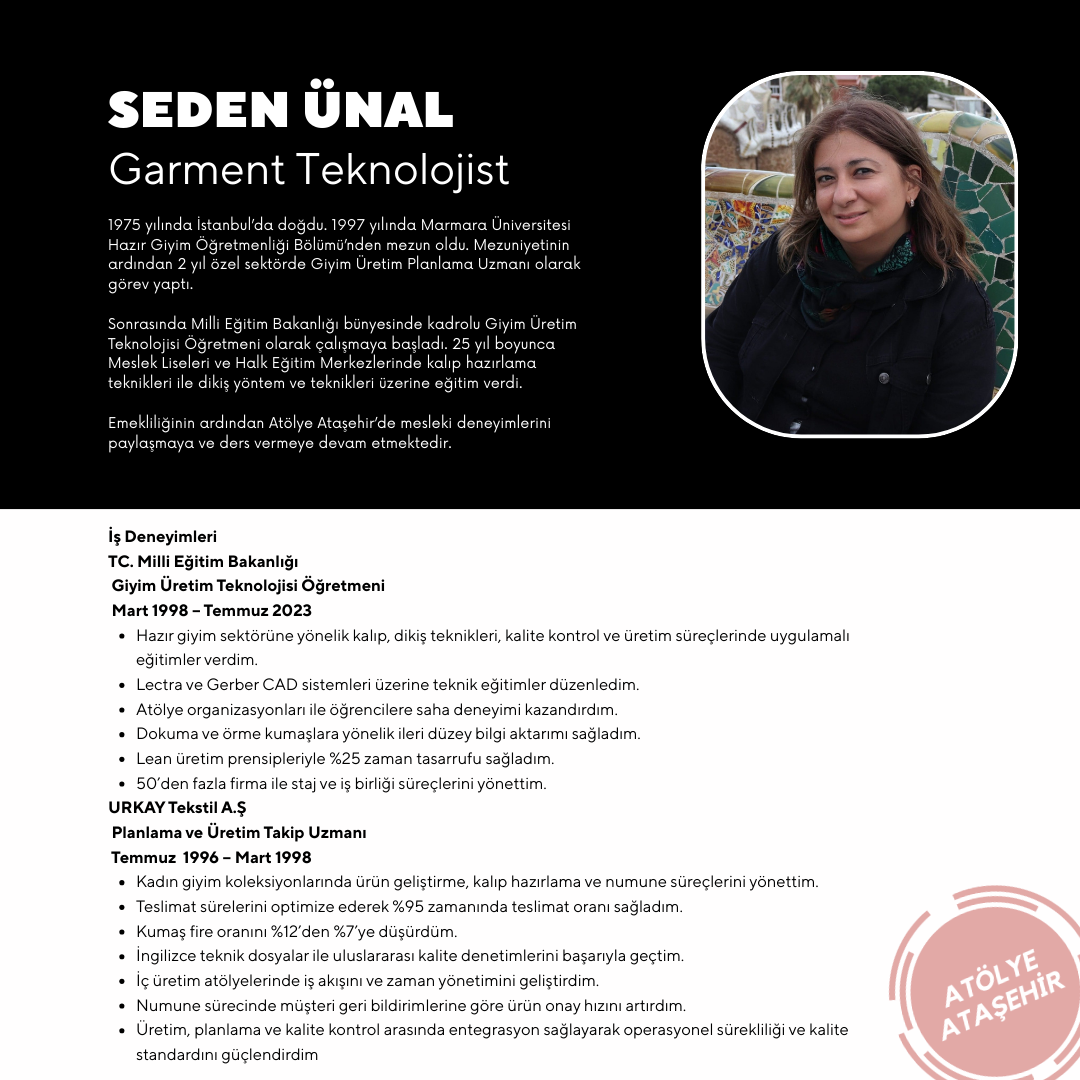 Schnittmustererstellung (Fortgeschrittenenniveau) – Präsenzunterricht