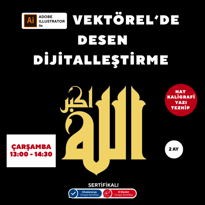 Vector: Calligraphy, Writing, Illumination, Pattern Digitization